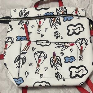 Estee Laurer Women's Backpack with Red Accents